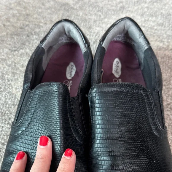 Dr. Scholl's Textured Black Women’s Slip on Sneakers - Picture 3 of 8